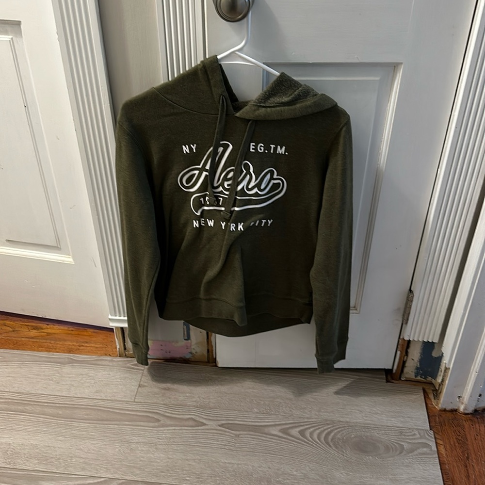 Olive green aero hoodie